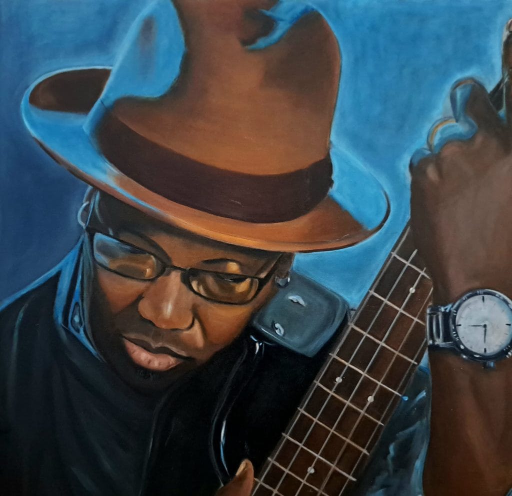 Darryl Olieverf op doek 80x80cm