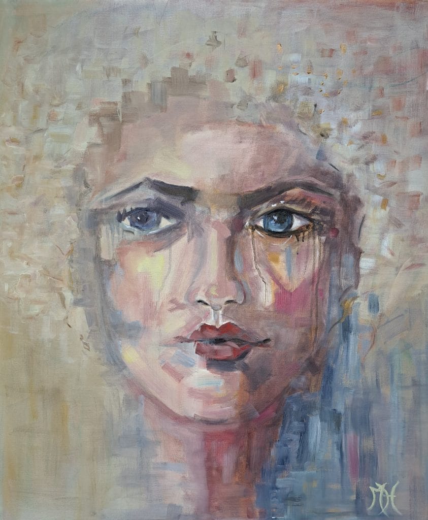 Dream Girl Olieverf op doek 70x60cm