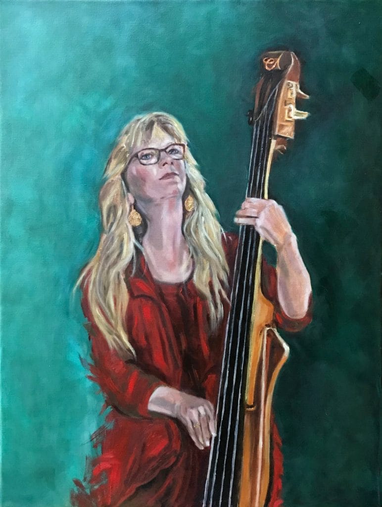 Ruth Olieverf op doek 80x60cm