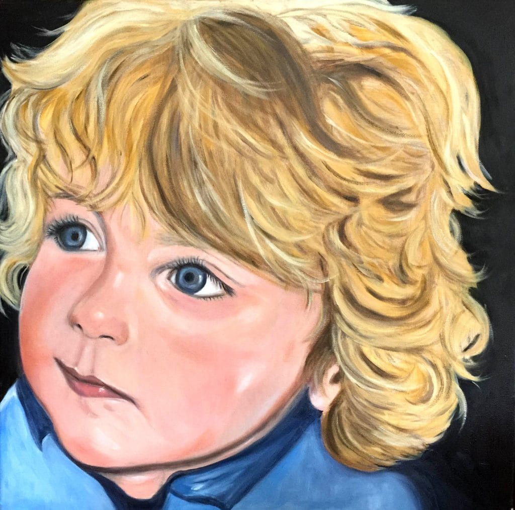 Zen Olieverf op doek 50x50cm