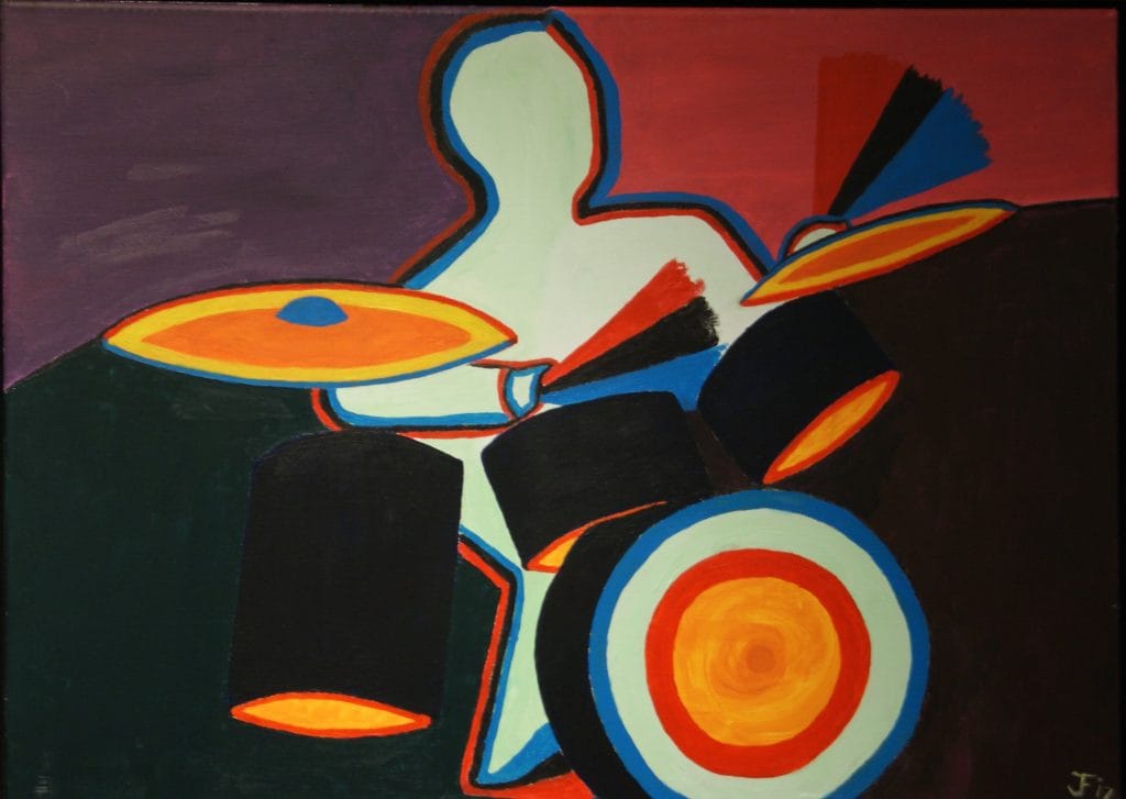 Drummer acryl