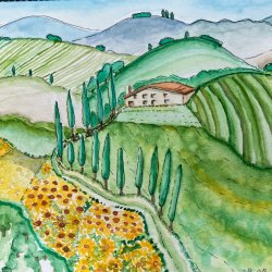 Onderweg naar de agriturismo