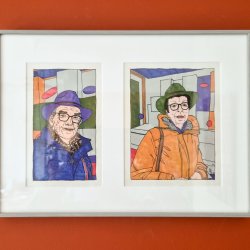 Echtgenoten met hoeden