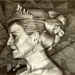 potloodtekeningen - queen maxima 17 10 14 potlood op papier 29.7 x 42 notk