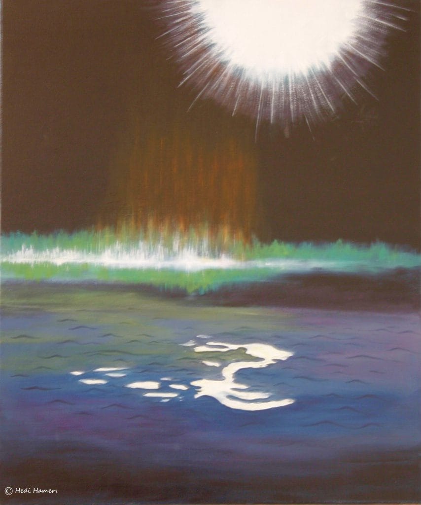 Zonlicht op water