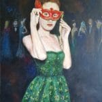 acryl - Balmasque-II-Acrylverf-op-doek-60x80-cm