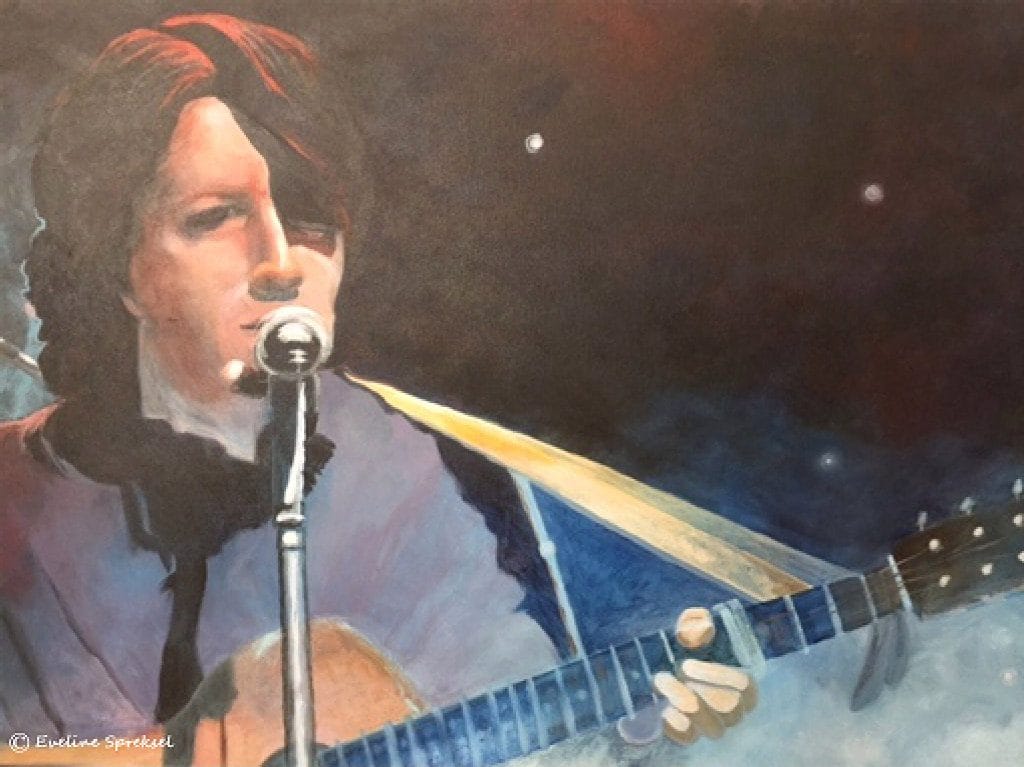 Zangeres met gitaar